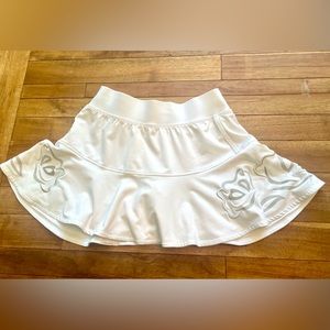 Adidas Stella McCartney Barricade Ladies White Skort w/Stitch Detail, Small